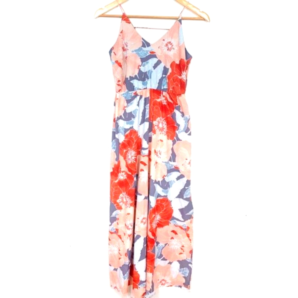 👗LOFT FLORAL SPAGHETTI STRAP MAXI DRESS
